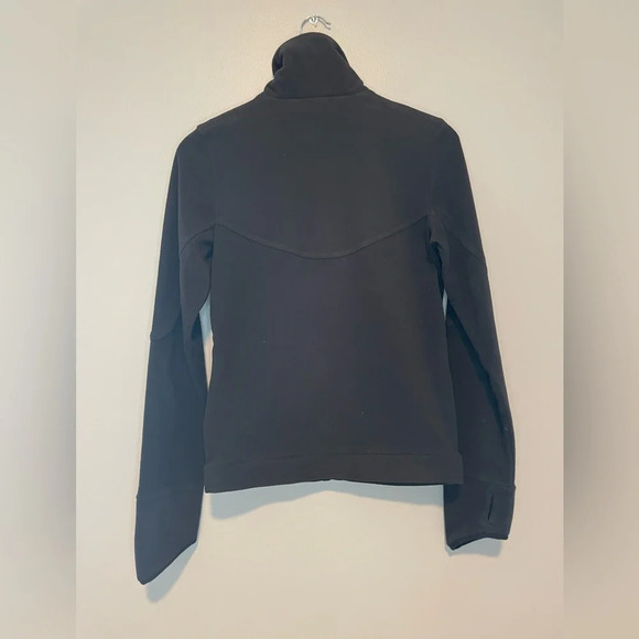 Women’s Adidas fleece zip-up sweater black size XS - Picture 2 of 9